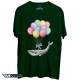 تیشرت Whale With Balloons - colorful