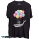 تیشرت Whale With Balloons - colorful