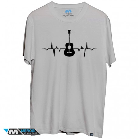 تیشرت Guitara And Heartbeat
