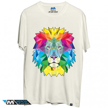 تیشرت Geometric Lion