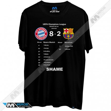 تیشرت Barcelona Bayern Shame 