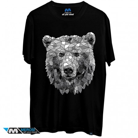 تیشرت Sketchy Geometric Bear