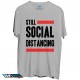 تی شرت طرح Still social distancing