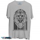 تیشرت lion low-poly with barcode