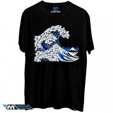 تیشرت Kanagawa Cat Wave