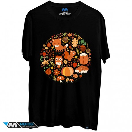 تیشرت Autumn Forest Friends Party