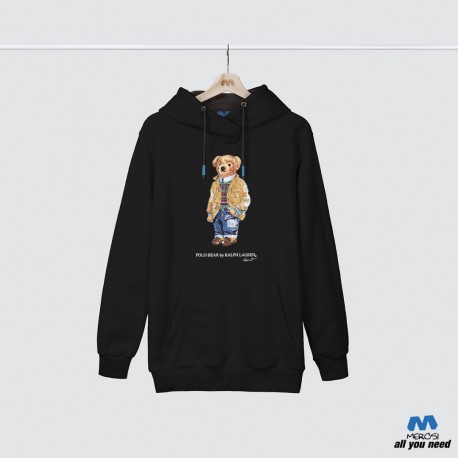 هودی مشکی 3 Polo Bear