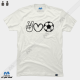 تیشرت Peace Love Soccer