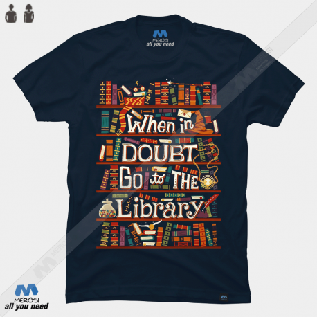 تیشرت Hermione When In Doubt Go To The Library