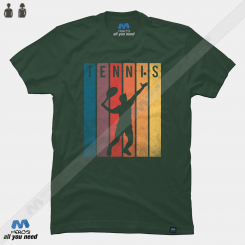 تیشرت Tennis Player Retro Sunset