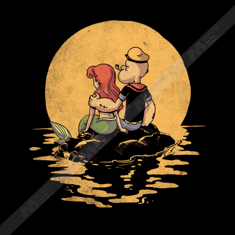 تیشرت The Mermaid and the Sailor