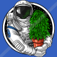 تیشرت Astronaut Stoner