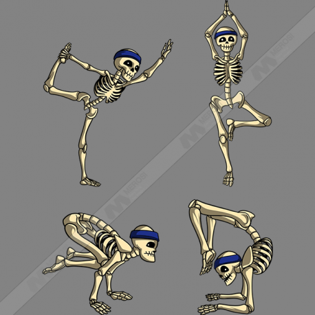 تیشرت Skeleton Yoga