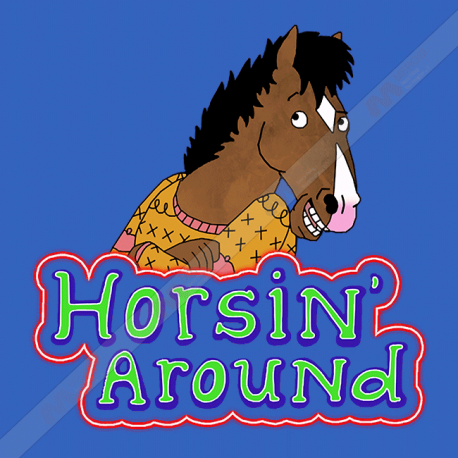 تیشرت Horsin around bojack horseman