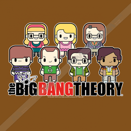 تیشرت The Big Bang Theory chibi group shot