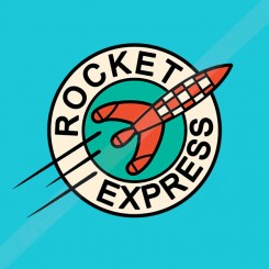 تیشرت تن تن Rocket Express