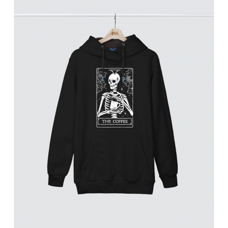 هودی The Coffee - Death Skull Evil Gift