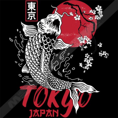 تیشرت Japan Koi Fish Japanese Tokyo Sakura