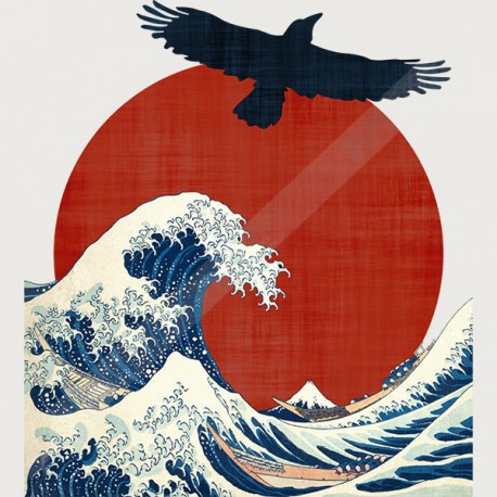 تیشرت Rise Up - The Great Wave Off Kanagawa