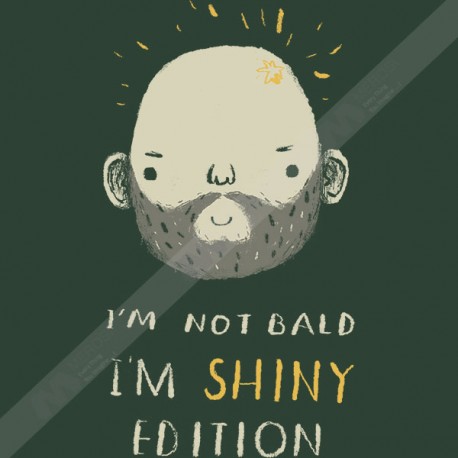 تیشرت im not bald im shiny edition