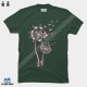 تیشرت Flamingo Dandelion Flower Tshirt Cute Flamingo Lover Gifts