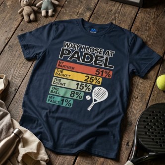 تیشرت Why I Lose At Padel