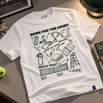 تیشرت Born for the Court Tennis Collage