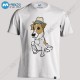 تیشرت طرح Cartoon Hipster Jack Russell 