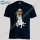 تیشرت طرح Cartoon Hipster Jack Russell 
