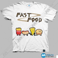 تیشرت طرح Fast Food 