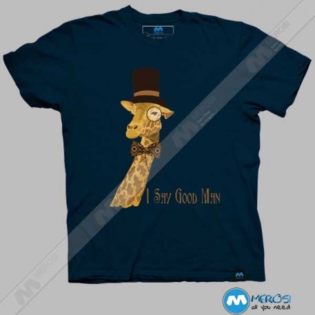 تیشرت طرح I Say Good Man 