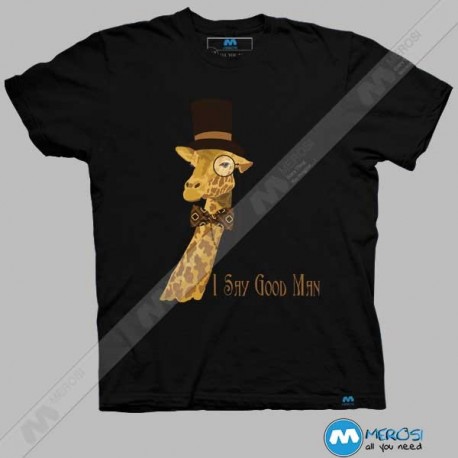 تیشرت طرح I Say Good Man 