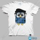 تیشرت طرح Owl Hipster 