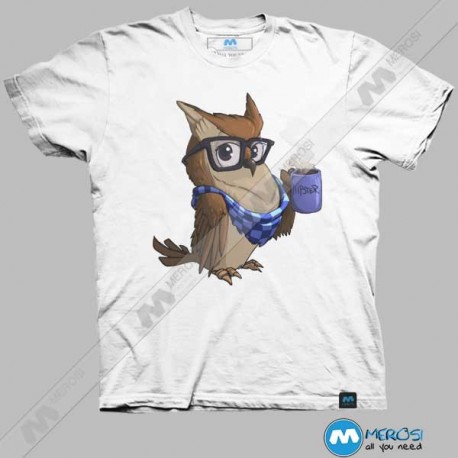 تیشرت طرح Hipster Owl 
