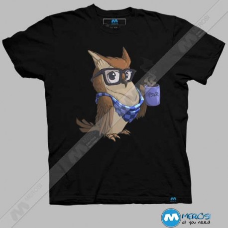 تیشرت طرح Hipster Owl 