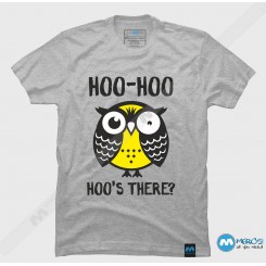 تیشرت طرح Owl Hoo hoo hoo's there
