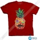 تیشرت طرح Sun Bathing Hipster Pineapple 