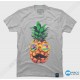 تیشرت طرح Sun Bathing Hipster Pineapple 
