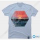 تیشرت طرح Sunset At Sea 