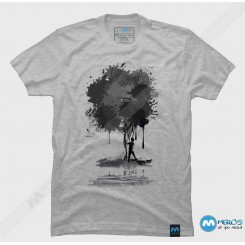 تیشرت طرح paint it black 