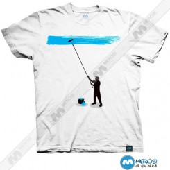 تیشرت طرح Paint it blue 