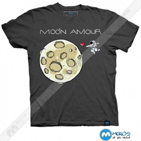 تیشرت طرح Moon Amour 