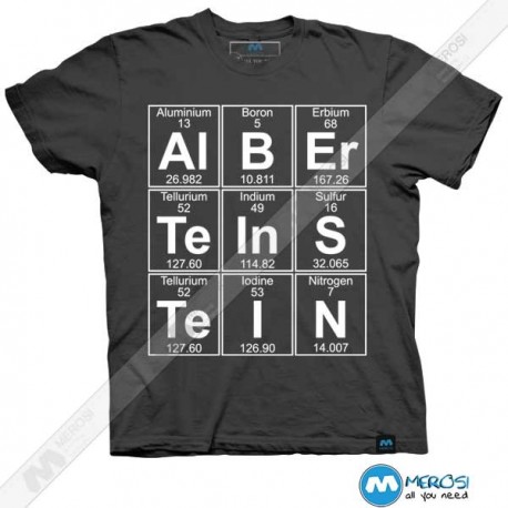 تیشرت طرح Al-B-Er-Te-In-S-Te-I-N (Albert Einstein) 