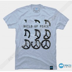 تیشرت طرح Build Up Peace 2.0 