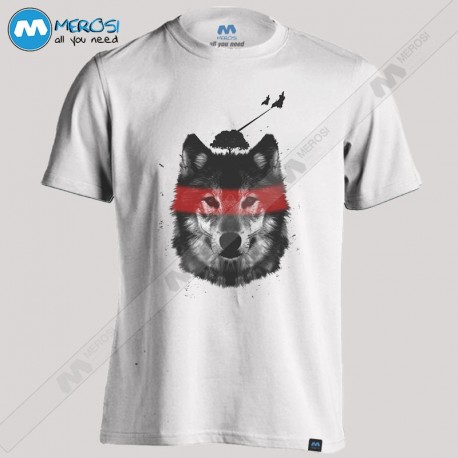 تیشرت طرح Wolf War