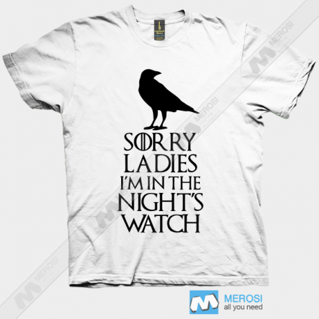 تیشرت Sorry Ladies Game Of Thrones Serie Third