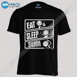 تیشرت Eat Sleep Swim