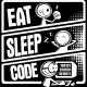 تیشرت طرح Eat Sleep Code