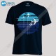 تیشرت طرح Geometric sky crossing airplanes