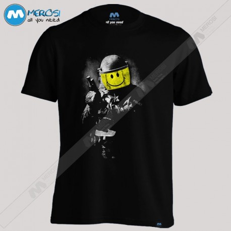 تیشرت طرح Smily Police